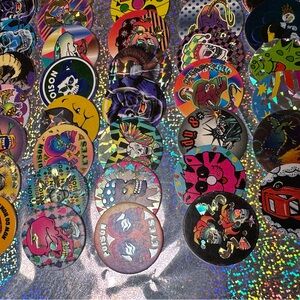 Colorful Pogs Collection - Vintage